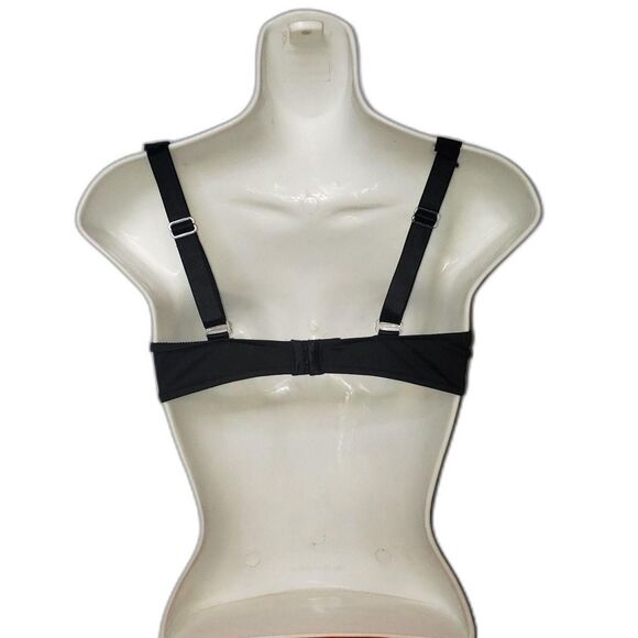 Pamela Anderson Bra Womens 38C Black Underwire T-Shirt Adjustable Straps - Picture 2 of 7